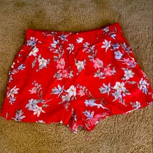 Summer floral shorts!!